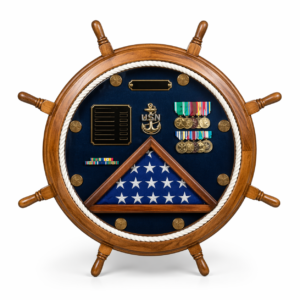 ships wheel shadowbox