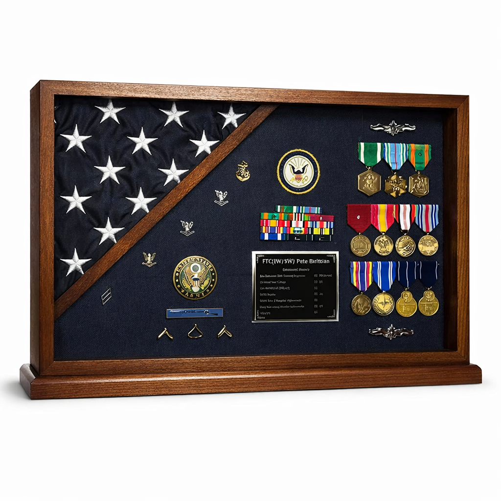 Left Side Shadowbox Mahogany