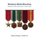 Miniature medal mounting by Moody's Seabag 2